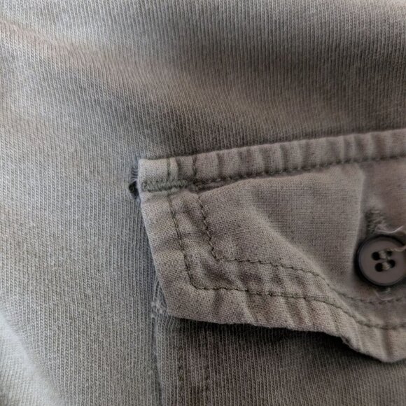 Michael Stars Sleeveless Romper Womens Medium Button Front 100% Cotton Comfy - Picture 10 of 10